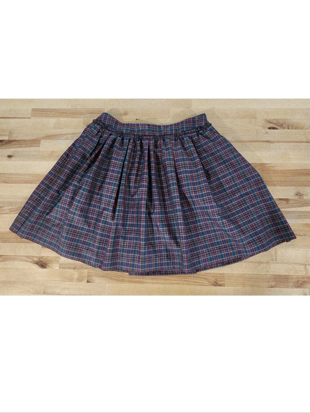 Tommy Hilfiger Tartan Plaid Skirt Size 12 Lined Side Zip Pockets Academia Preppy